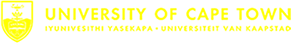 University of Cape Town logo in yellow.
